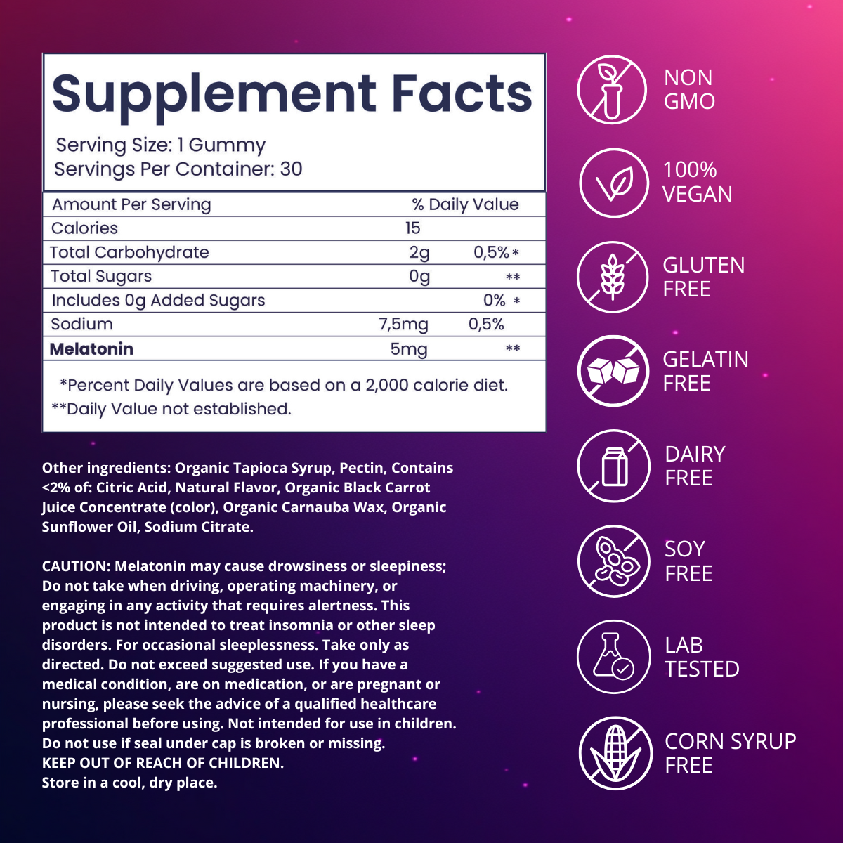 Melatonin Gummies (Extra-Strength)