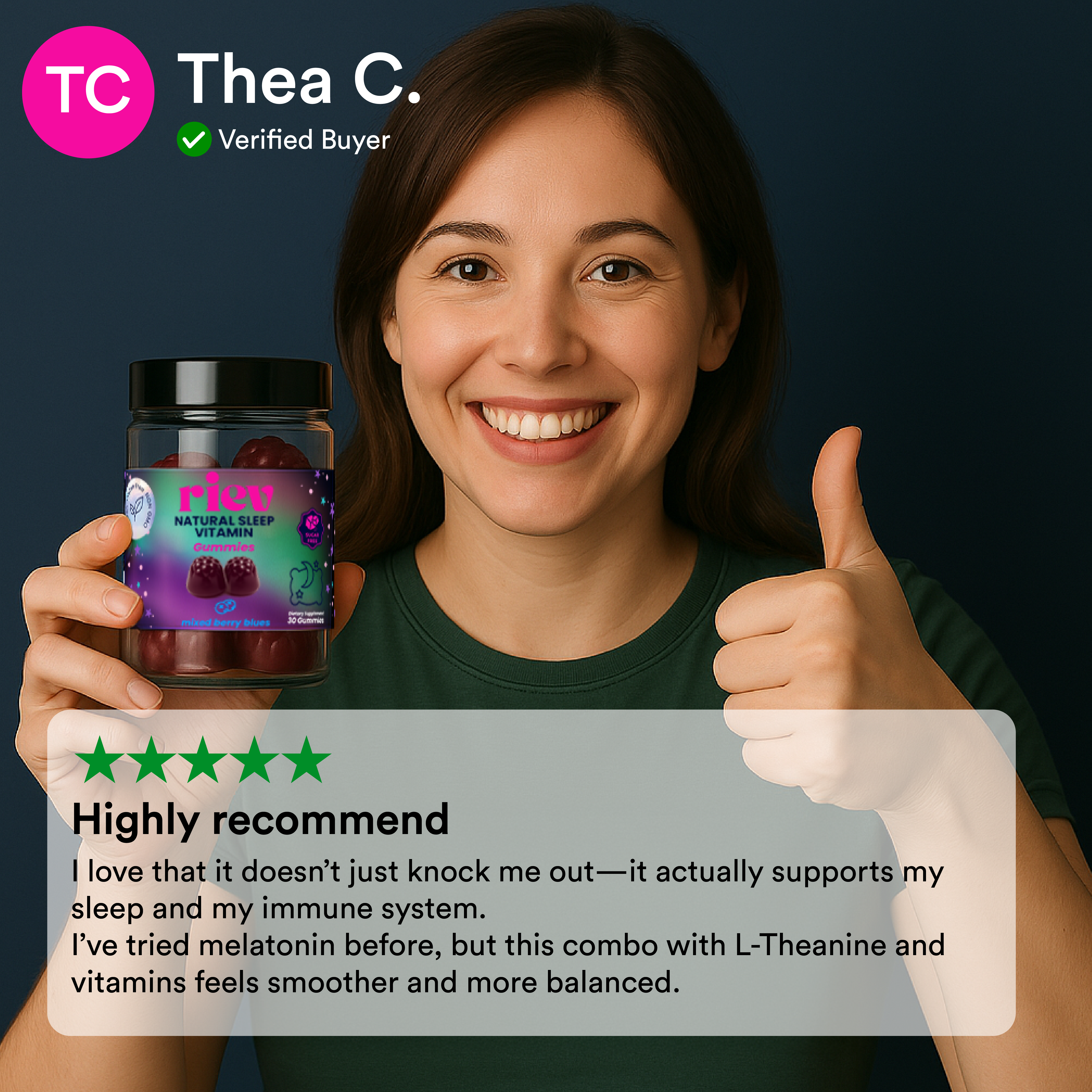 Natural Sleep Vitamin Gummies