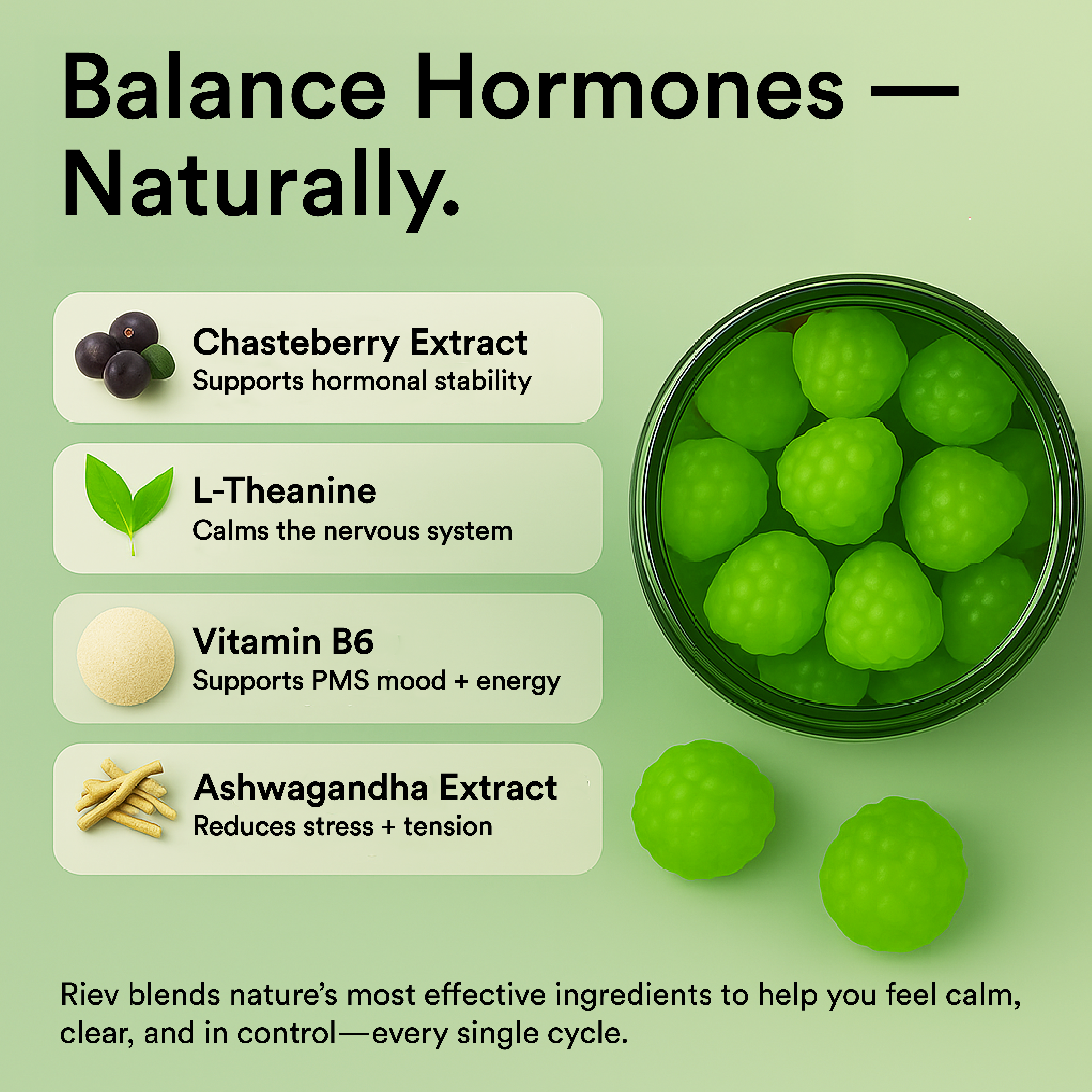 Cycle Calm™ Gummies - Balance Your Cycle, Naturally
