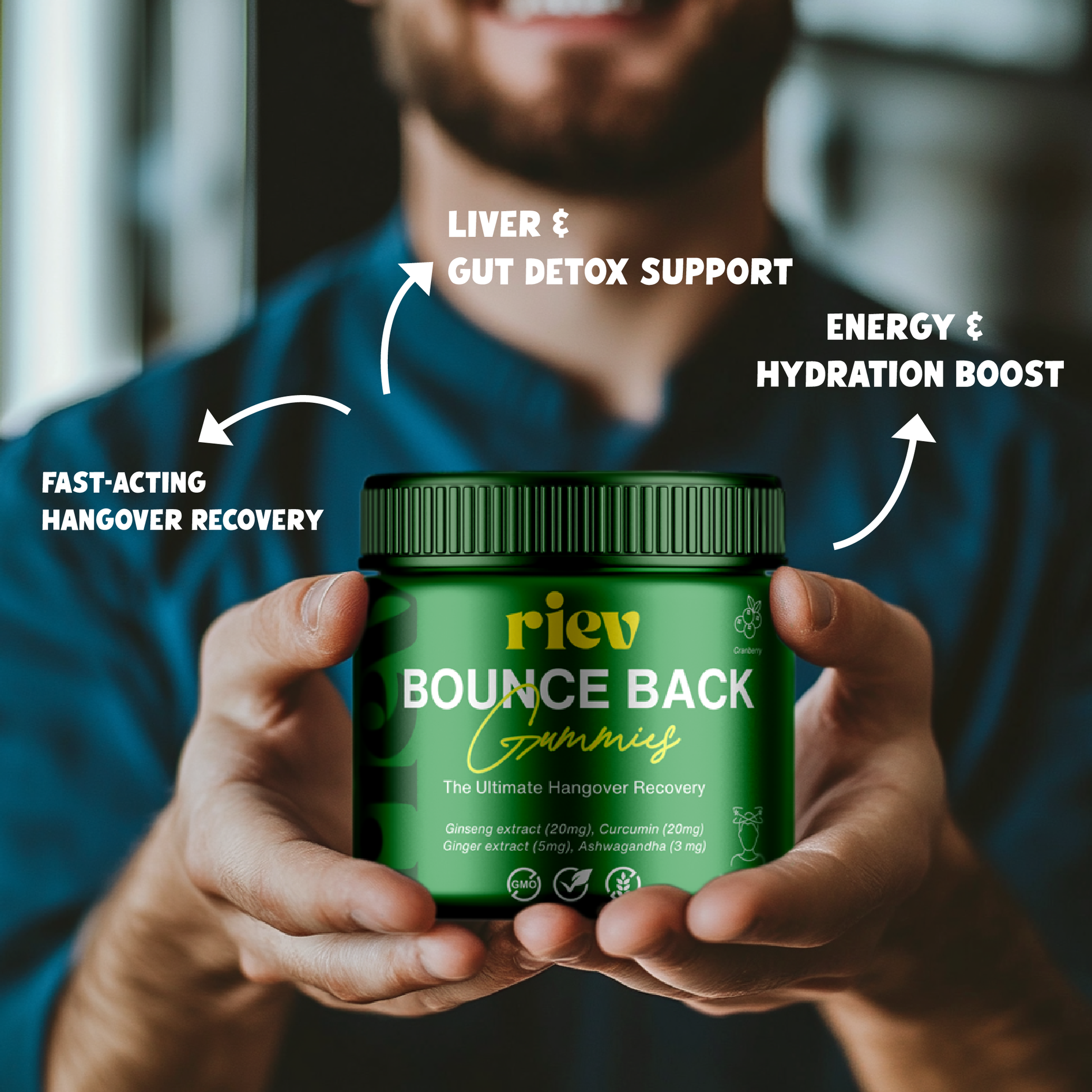 RIEV Bounce Back Gummies Benefits