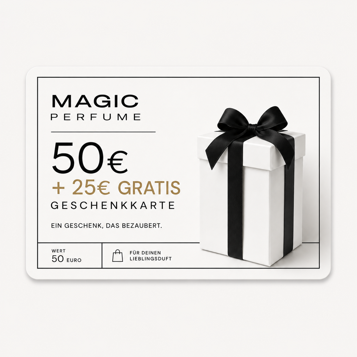 Besondere Geschenkkarte