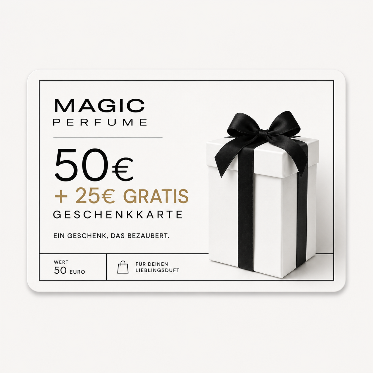 Besondere Geschenkkarte