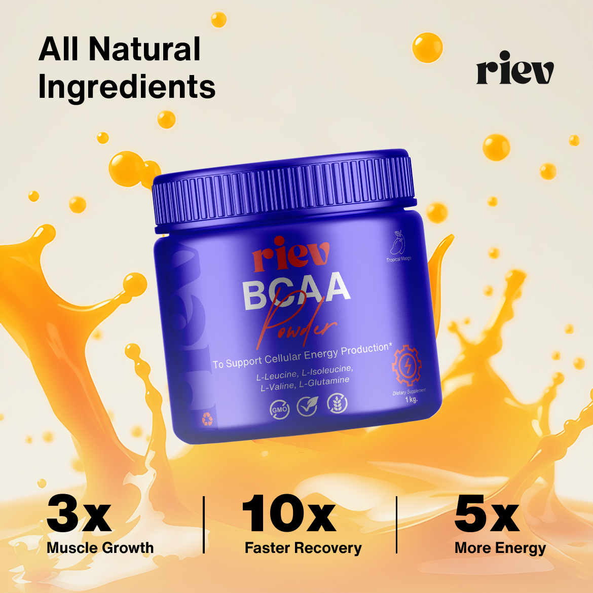 RIEV BCAA Powder Benefits