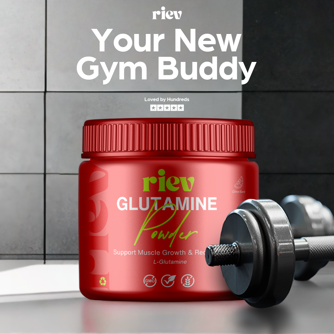 RIEV Glutamine Powder