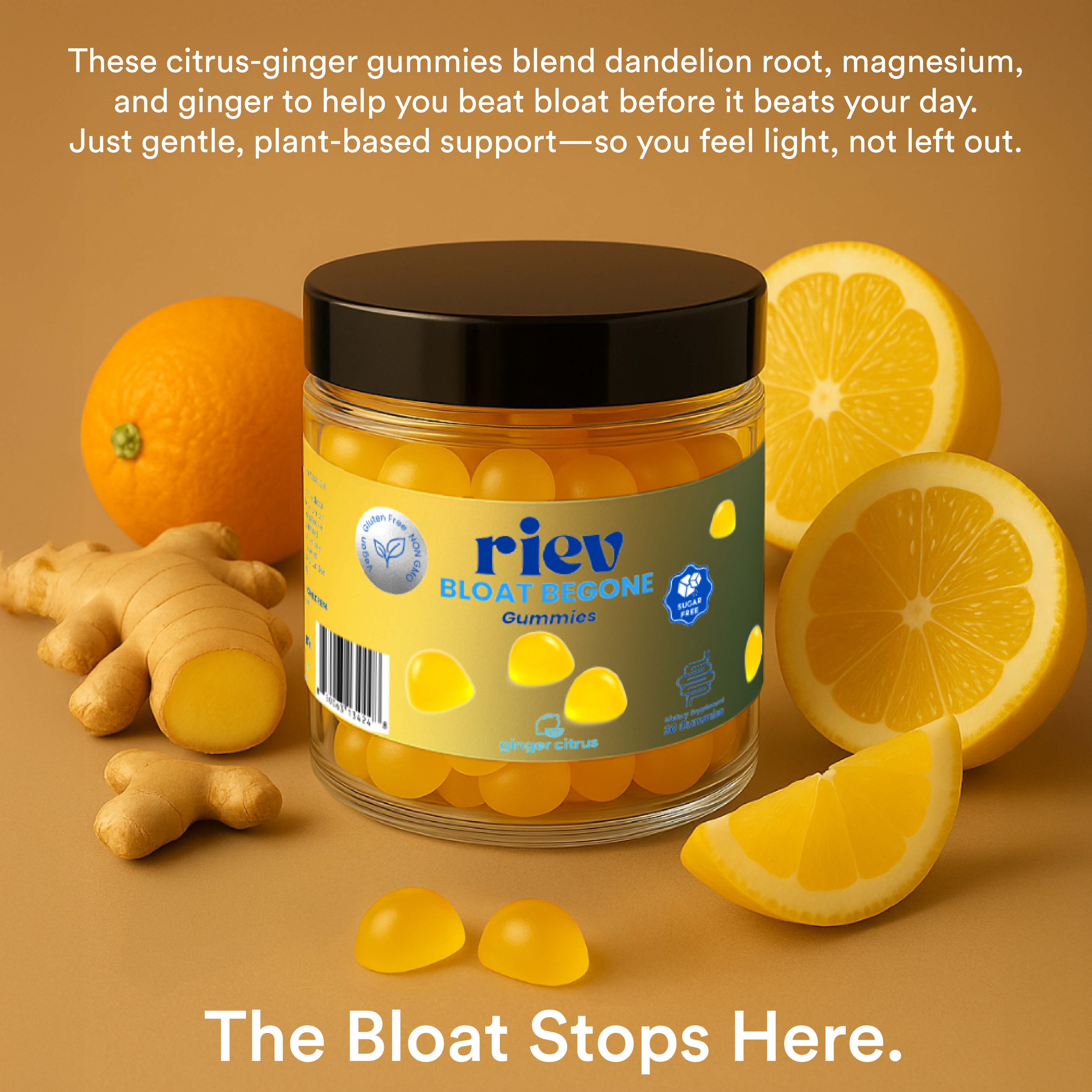 Bloat Begone Gummies - Bye Bye Bloat, Hello Flat Tummy