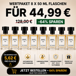 8X 50ml Parfümflaschen